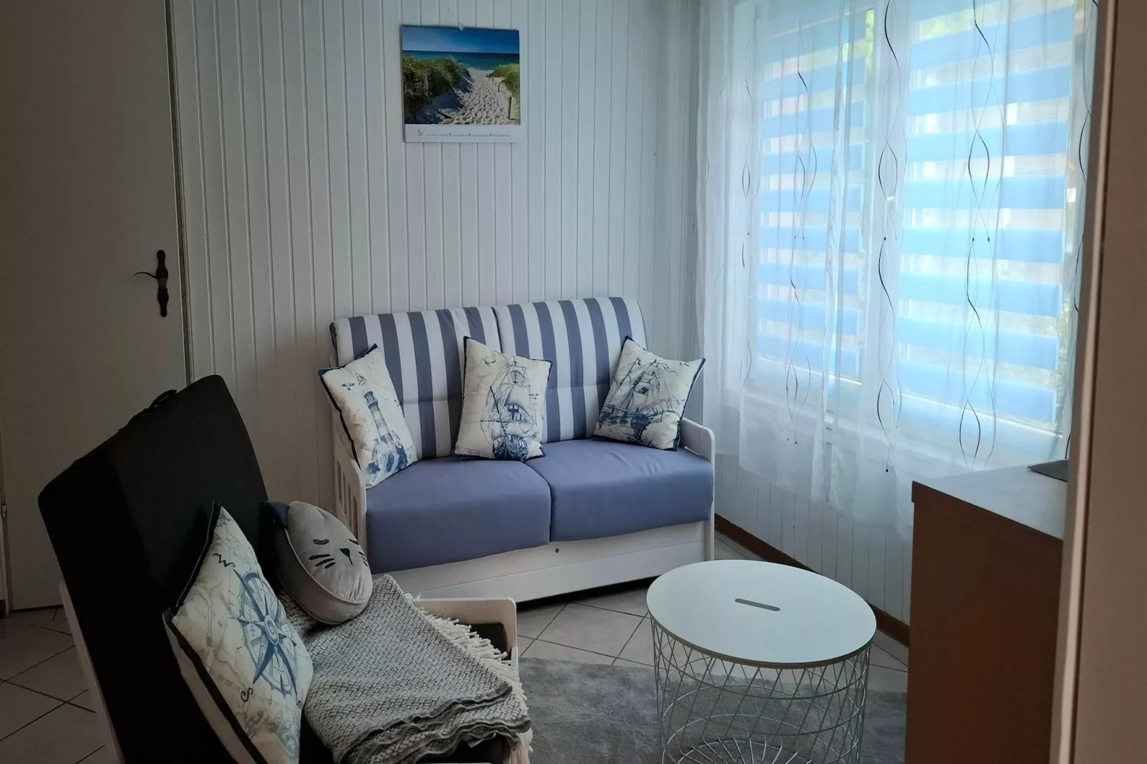 Ferienbungalow Kröpelin-Woonkamer
