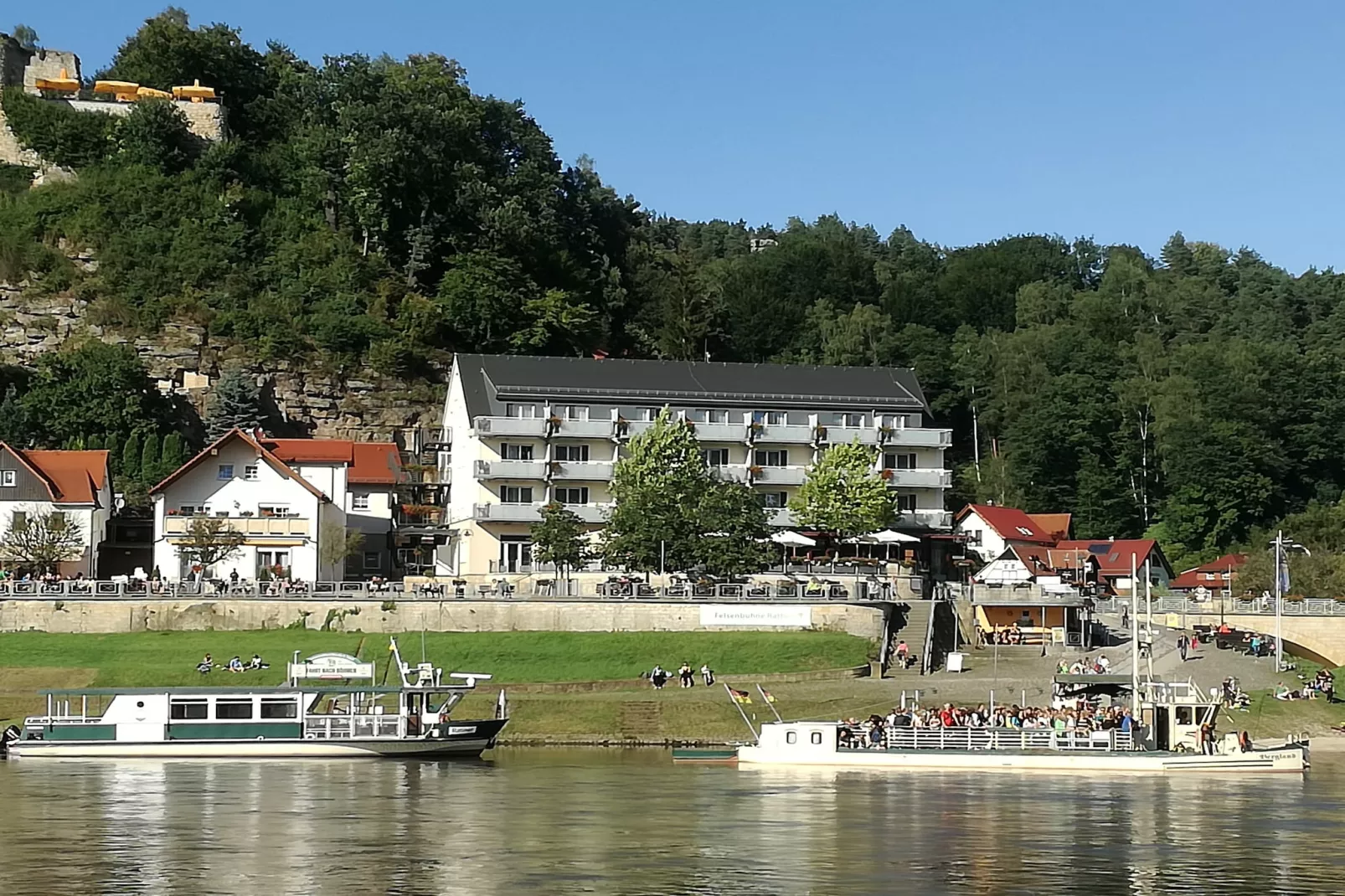 Sächsische Schweiz-Gebieden zomer 20km