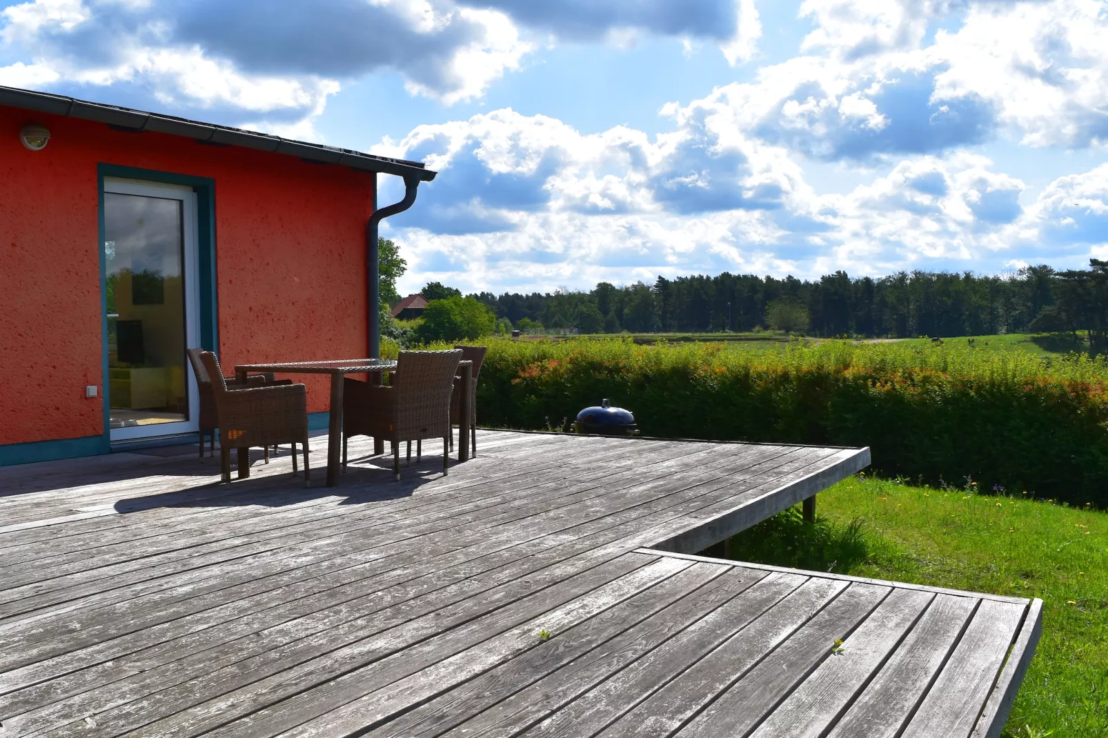 Ferienhäuser Inselblick / Ferienhaus 1 60 qm-Terrasbalkon