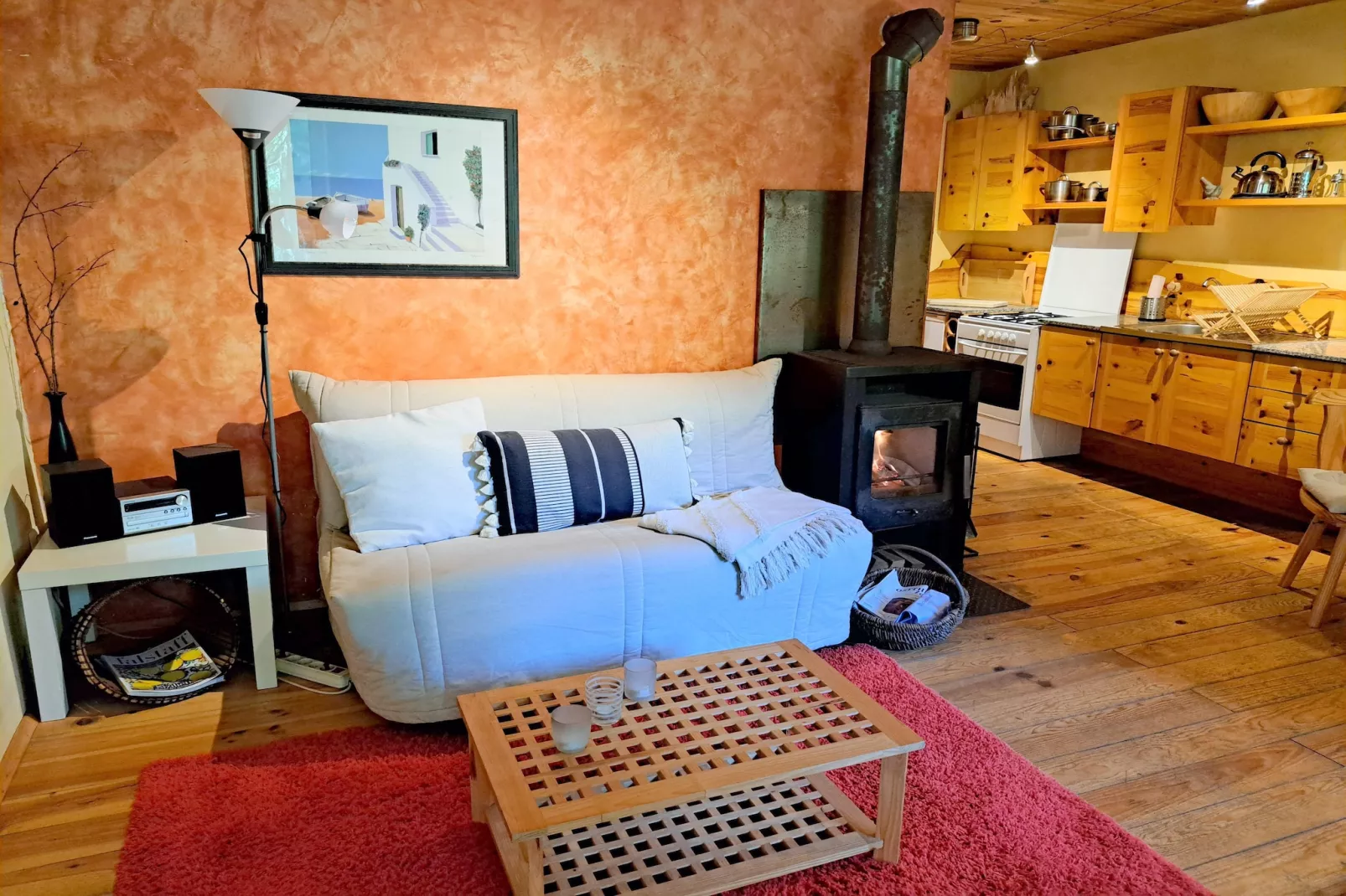 Holiday flats Forellenhof Dabo // Typ B 4 Erw  55 qm-Woonkamer