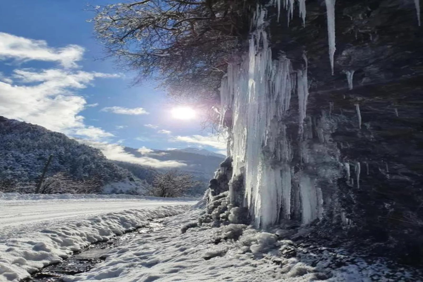 Le Village de Praroustan 1-Gebied winter 20km