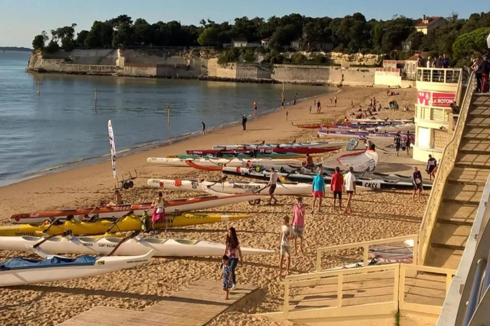 Les Terrasses de Fort Boyard 6-Gebieden zomer 1km