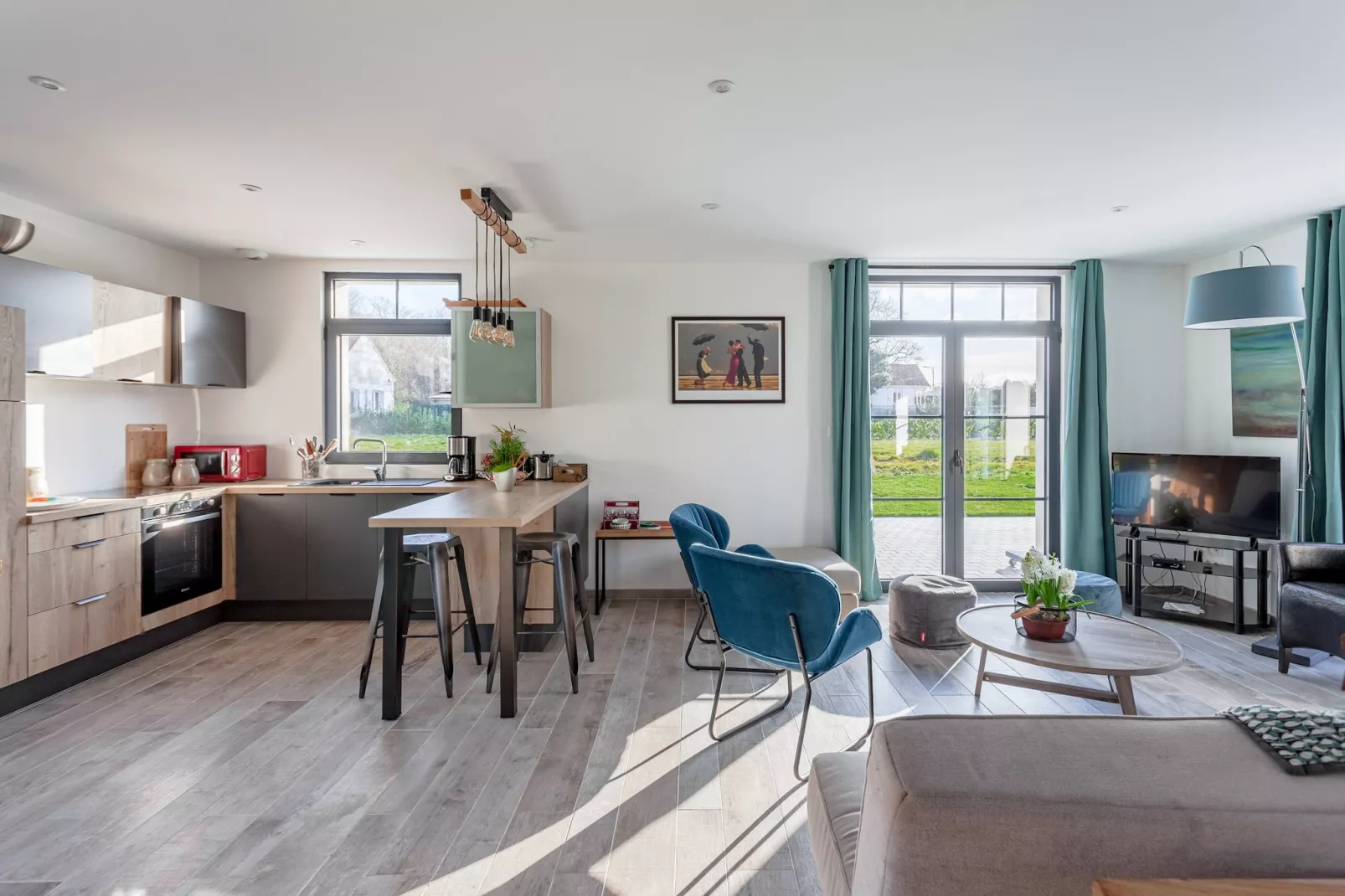 LA VILLA DU CAP BLANC NEZ-Woonkamer
