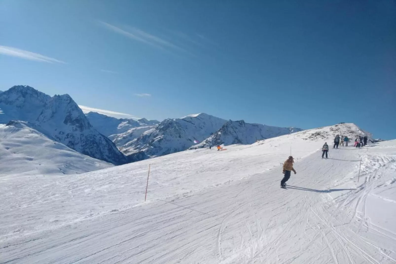 Resort les Portes du Mont Blanc 6-Gebied winter 5km