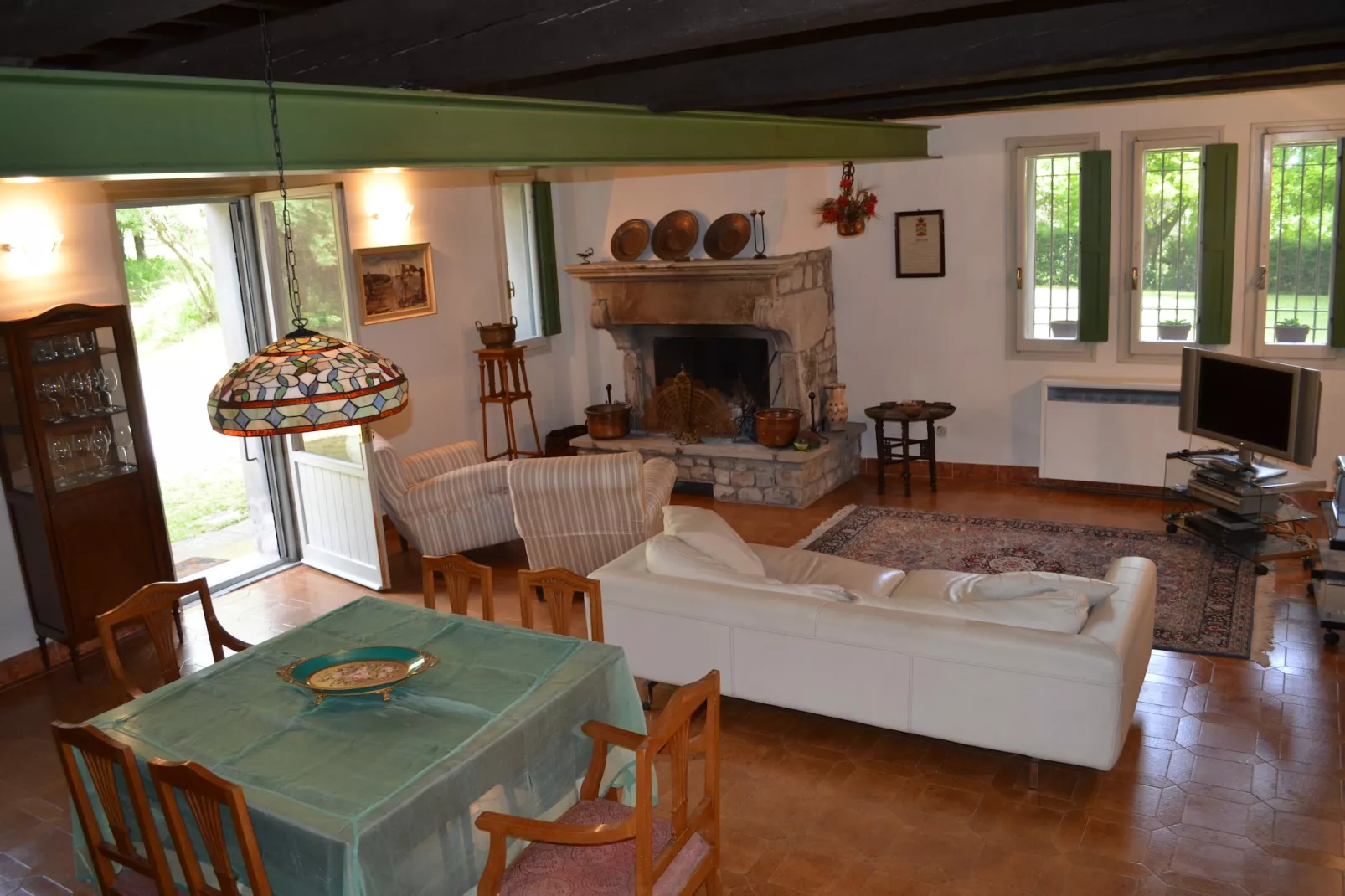 Villa degli Ulivi-Woonkamer