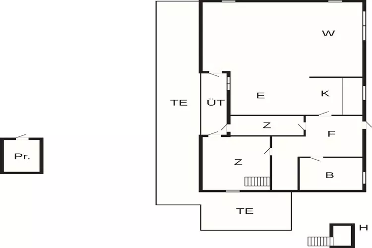 6 persoons vakantie huis in Roslev-By Traum-Plattegrond