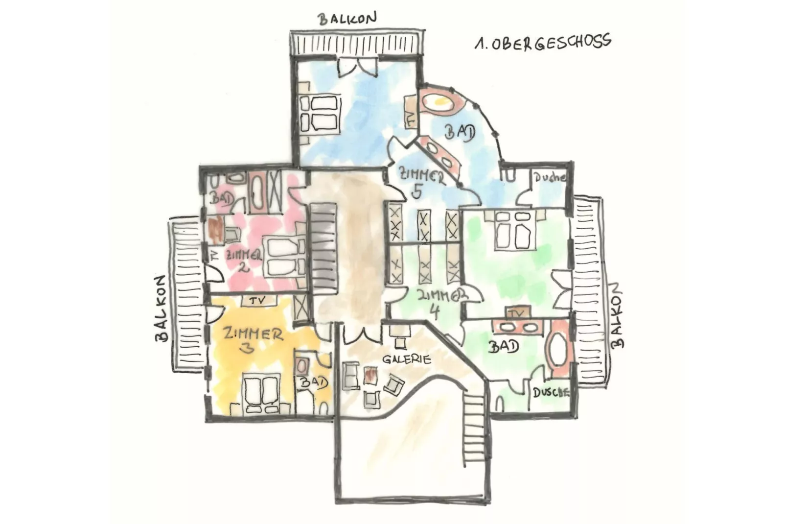 Chalet Kitzlodge in St Johann in Tirol-Plattegrond