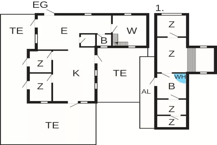 14 persoons vakantie huis in Havndal-By Traum-Plattegrond