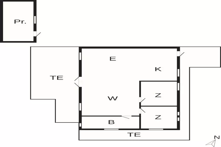 4 persoons vakantie huis in Vinderup-By Traum-Plattegrond