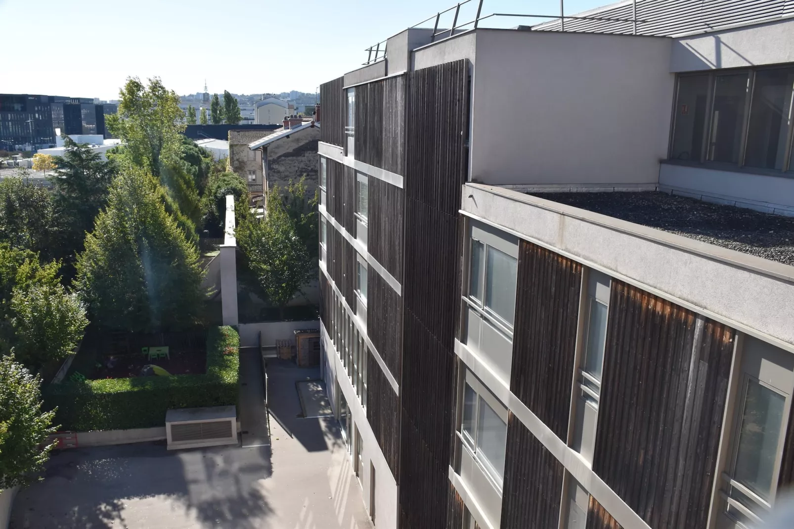 Résidence Lyon Dock Ouest / Chambre Confort 2 pers-Buitenkant zomer
