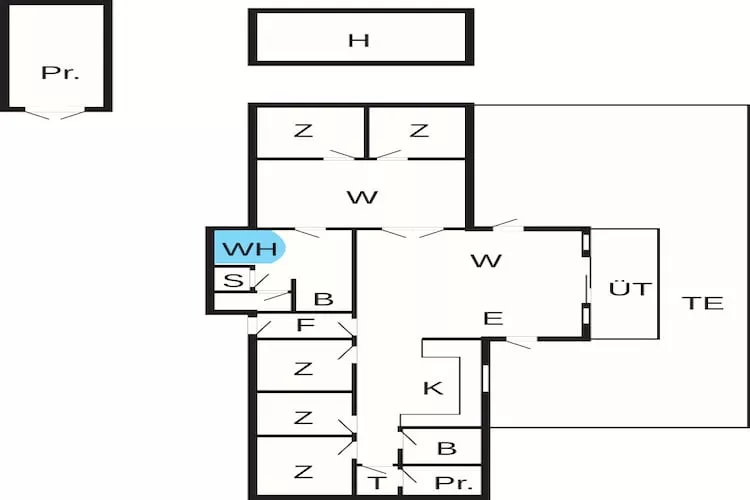 Rustig toevluchtsoord bij strand -- By Traum Ferienwohnungen-Plattegrond
