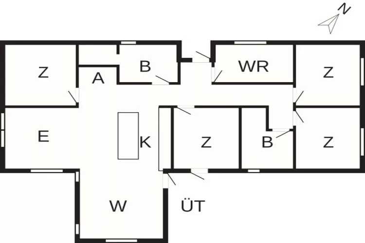 10 persoons vakantie huis in Glesborg-By Traum-Plattegrond