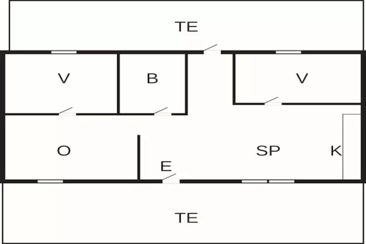 4 persoons vakantie huis in KLINTEHAMN-By Traum-Plattegrond