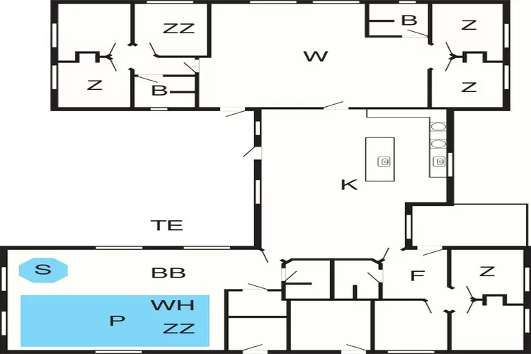 Luxe retraite bij Houstrup -- By Traum Ferienwohnungen-Plattegrond