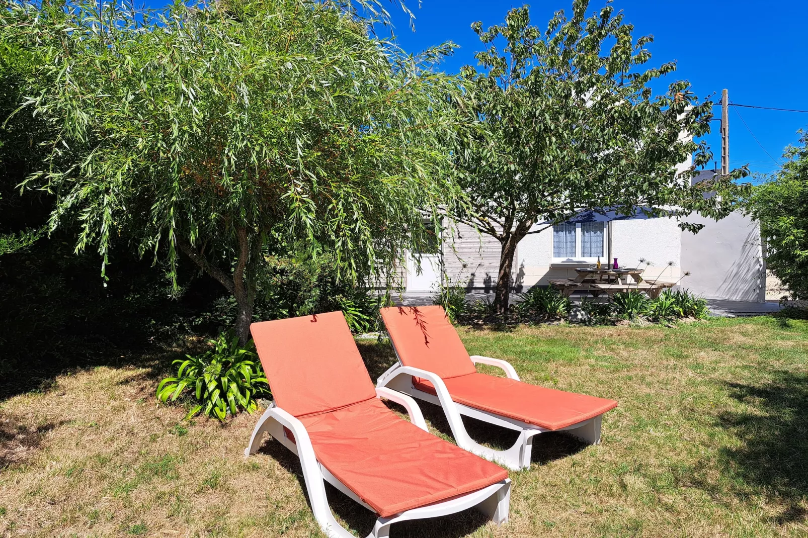 Ferienhaus in unmittelbarer Strandnähe Cléder-Tuinen zomer