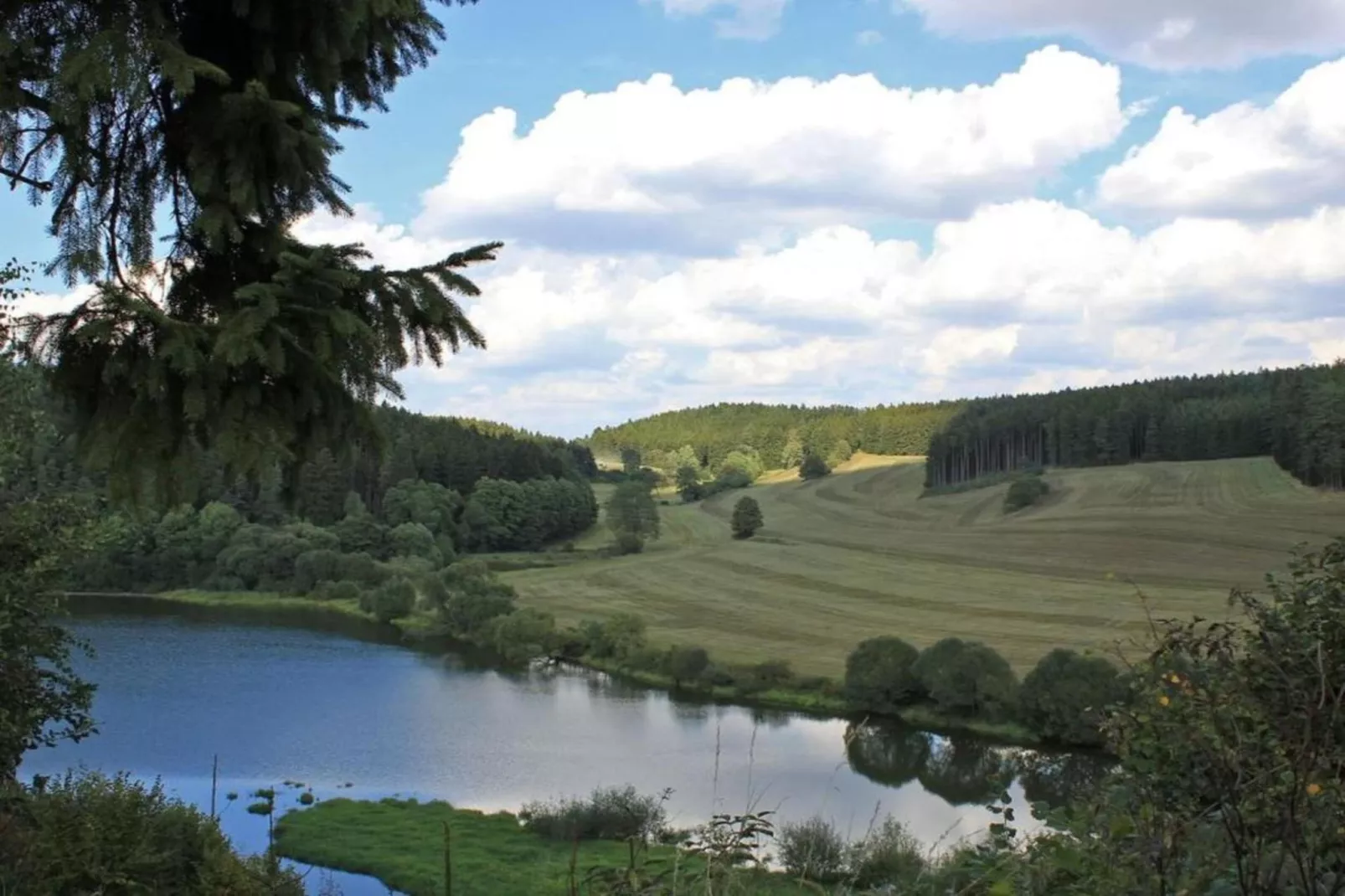 Ferienwohnung an der Burgkhammer Talsperre-Gebieden zomer 1km