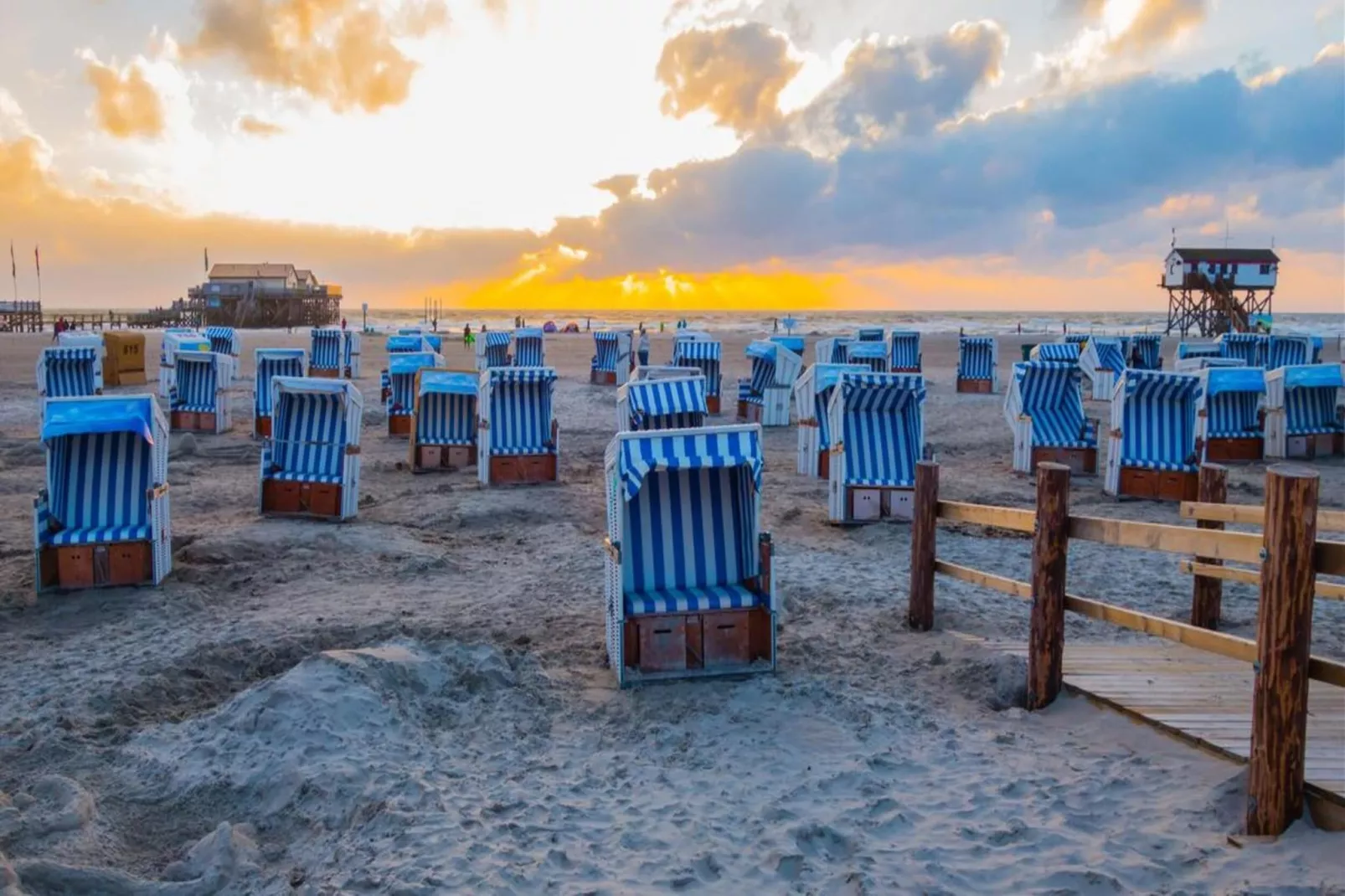 Beachbreak-Gebieden zomer 5km