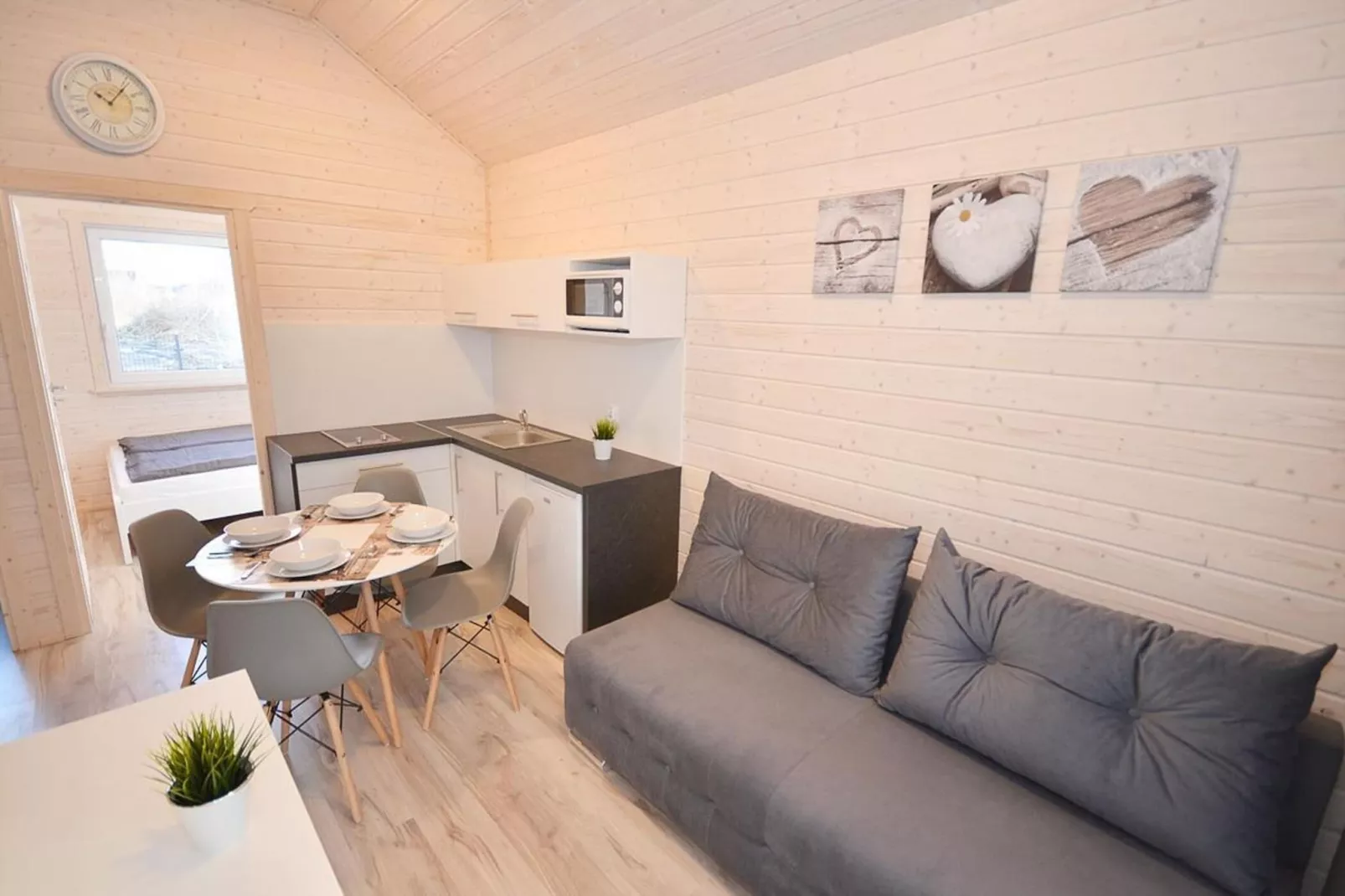 Domki wakacyjne dla 6 osób Dąbki-Slaapkamer
