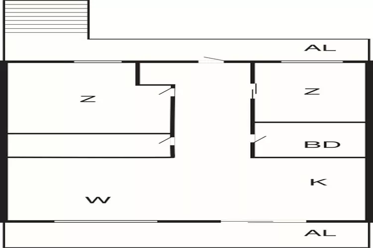 4 persoons vakantie huis in Frekhaug-Plattegrond
