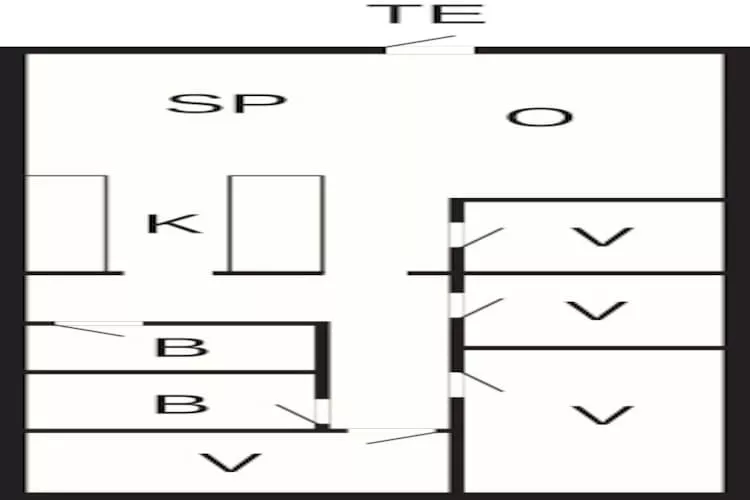 5 room,2 bathrooms-Plattegrond