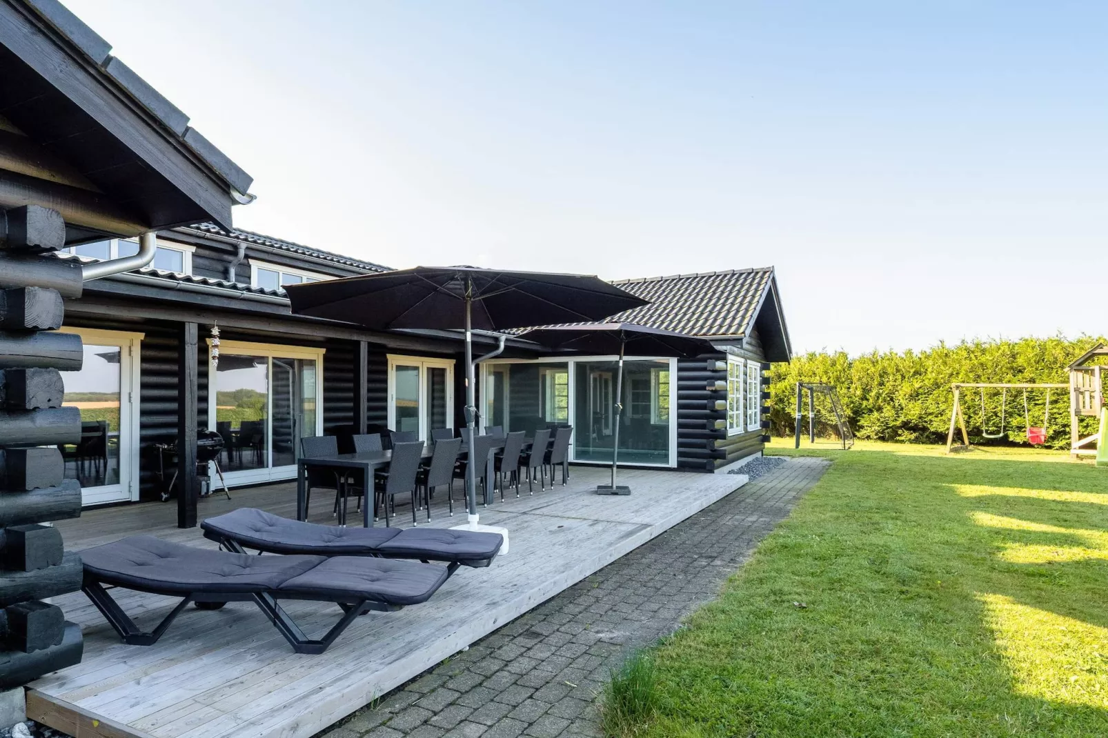 Luxe lodge met Limfjord uitzicht -- By Traum Ferienwohnungen-Buitenlucht
