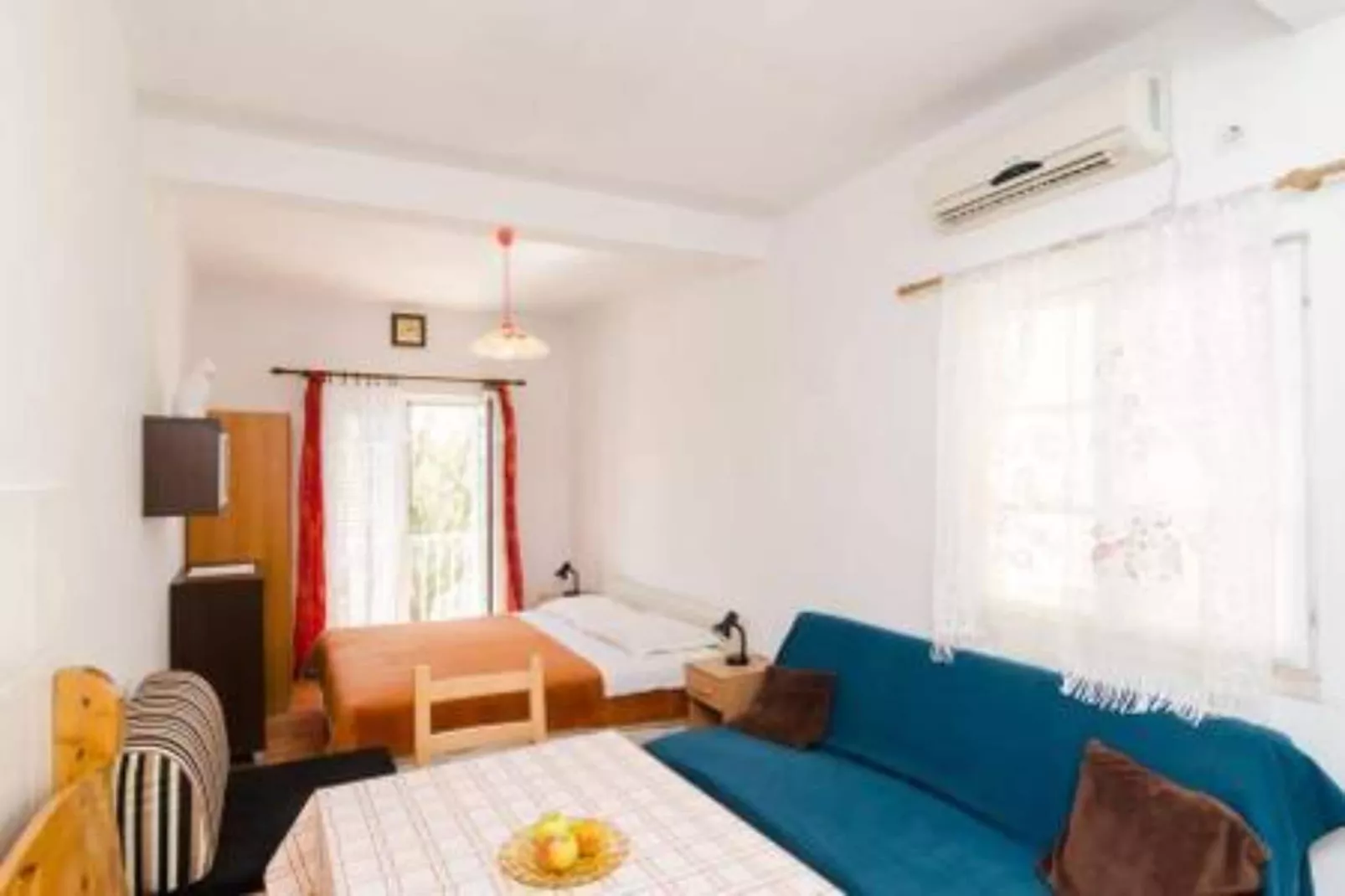 Apartments Felix Mljet - Studio with Balcony (Felix)-Woonkamer