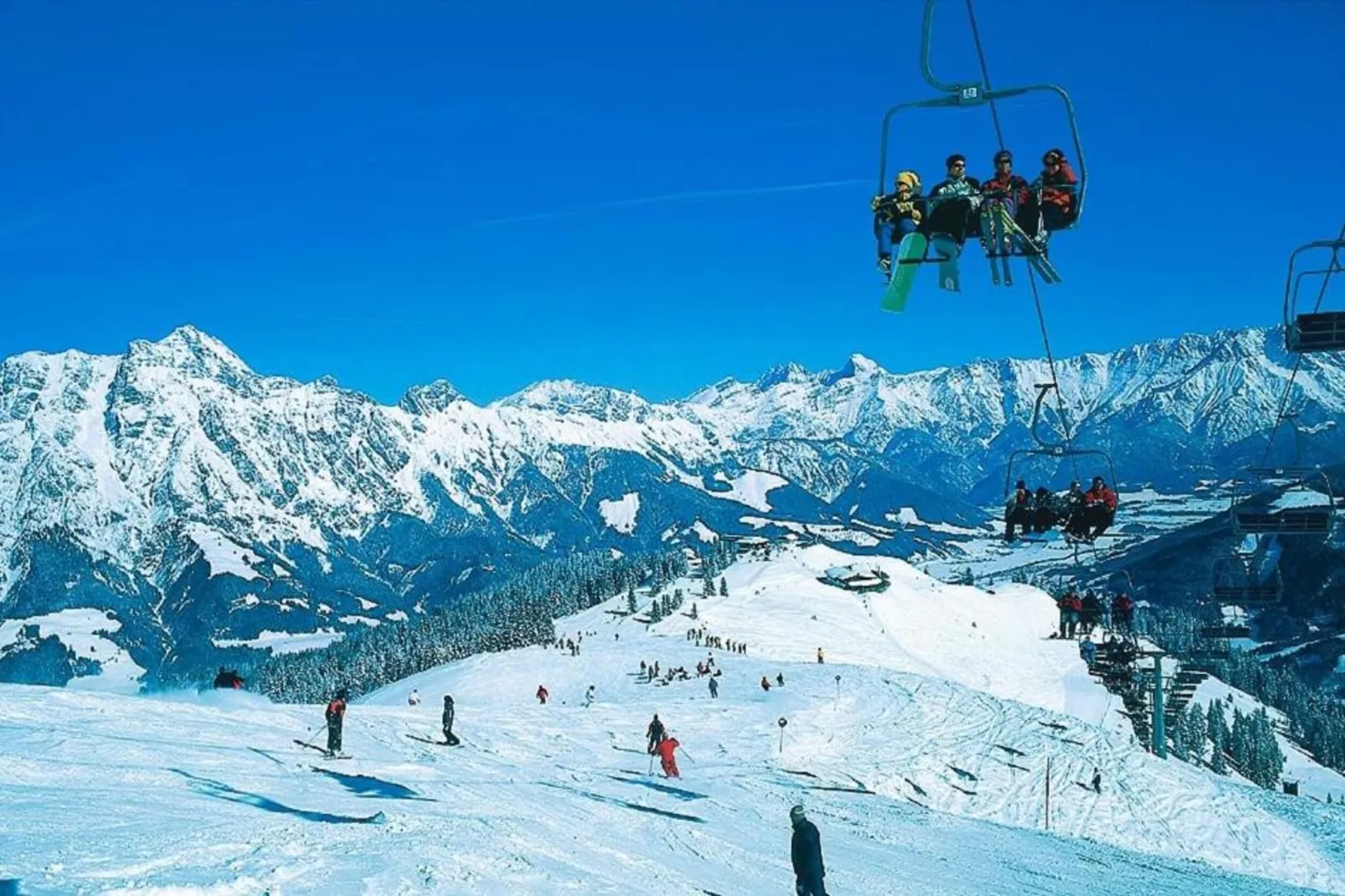 Appartement "Gams-Bartl" mit Zusatzzimmer 6 Personen-Gebied winter 20km