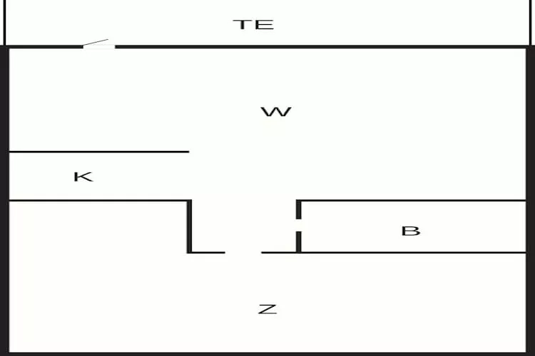 Apartment Vest Balcony-Plattegrond