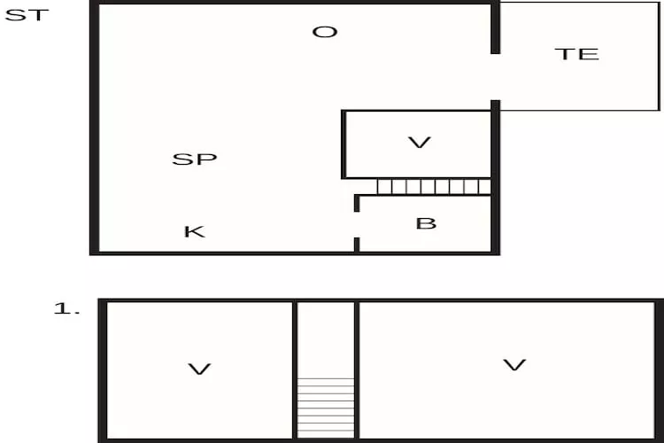Apartment Syd Terasse-Plattegrond