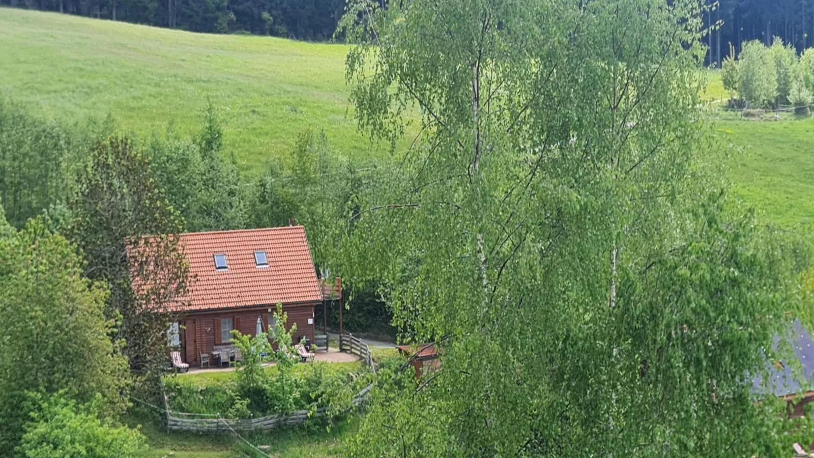 Karawankenpanorama-Buitenkant zomer