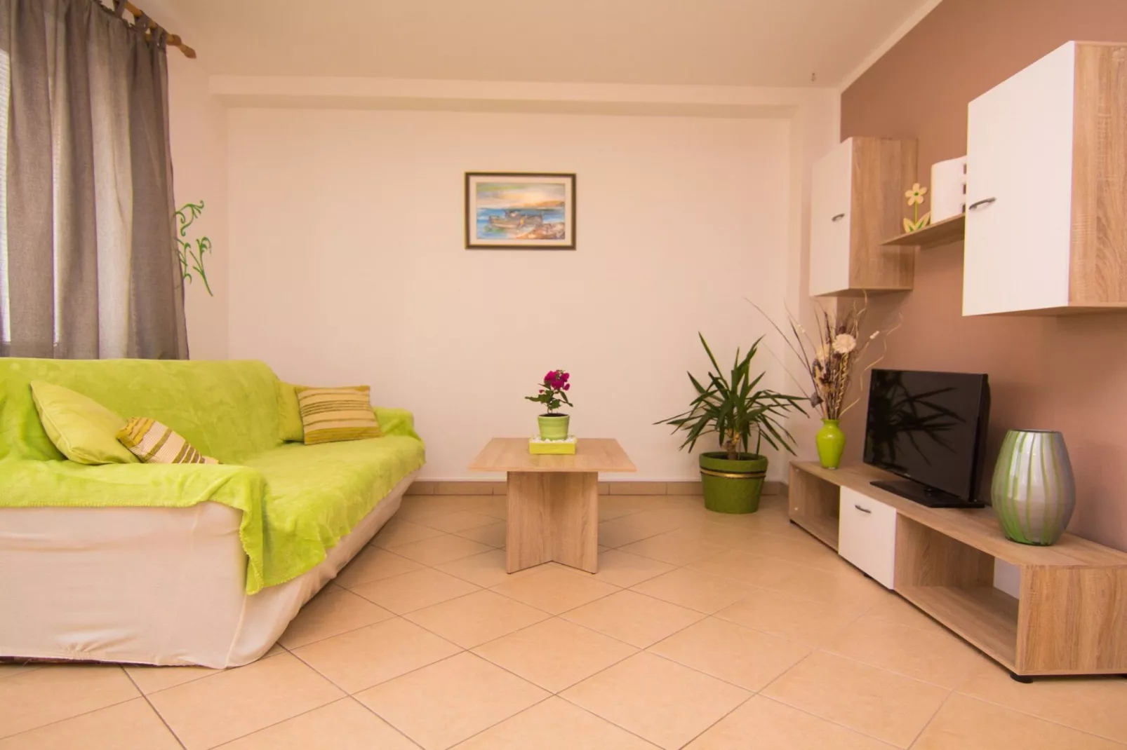 Refined and Timeless Krk Apartment with Terrace - Two Bedroom Apartment with Terrace