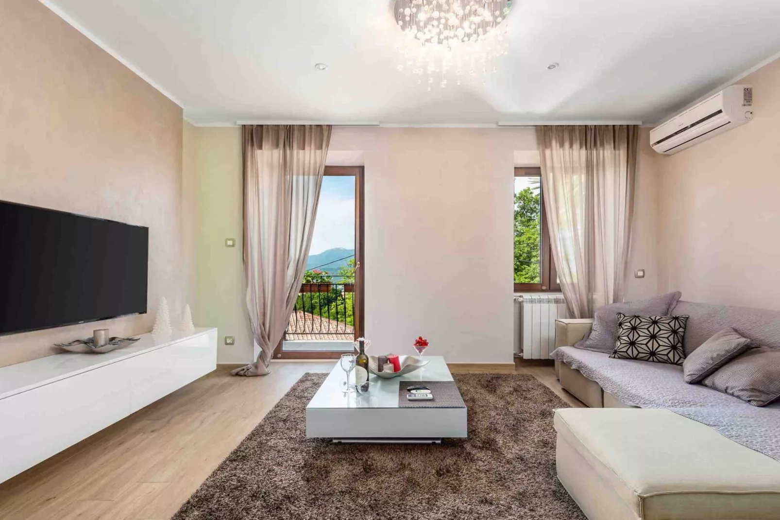 Modern Comfort with Shared Pool, Balconies & Lush Green Surroundings - One Bedroom Apartment (Romantic)