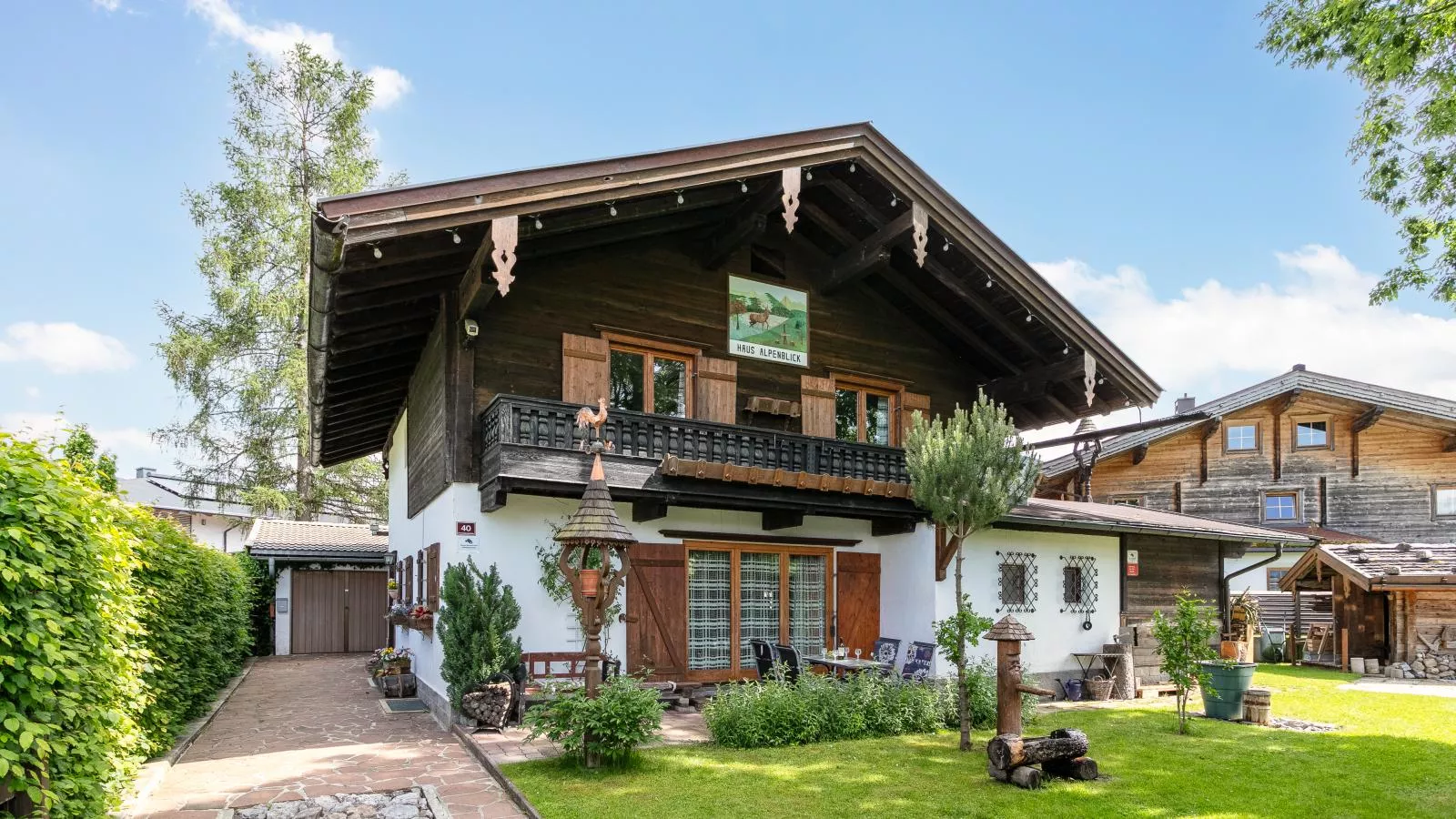 Haus Alpenblick-Buitenkant zomer