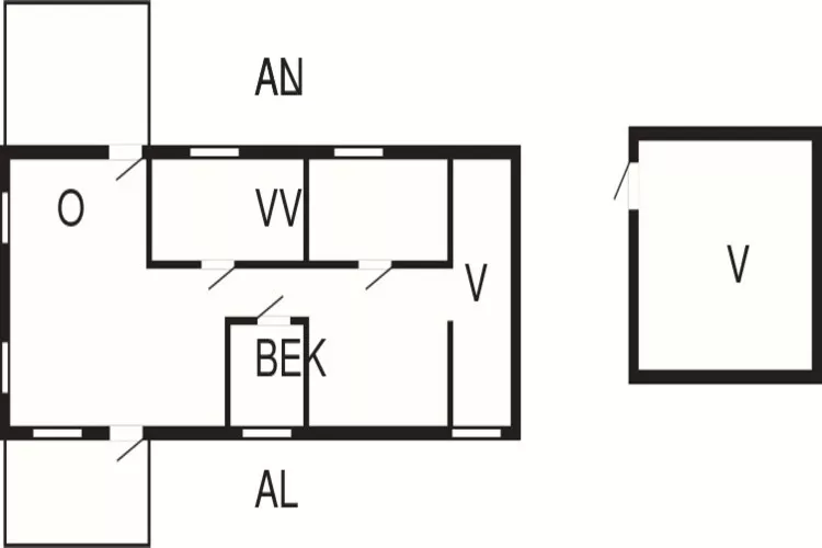 Schilderachtig huisje aan het meer-By Traum-Plattegrond