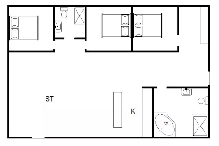6 persoons vakantie huis in Hemmet-By Traum-Plattegrond