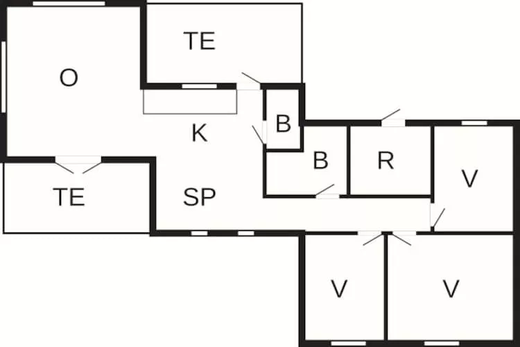 6 persoons vakantie huis in Henne-By Traum-Plattegrond