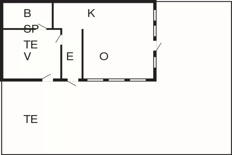 Kustgeluk in Sandkaas -- By Traum Ferienwohnungen-Plattegrond