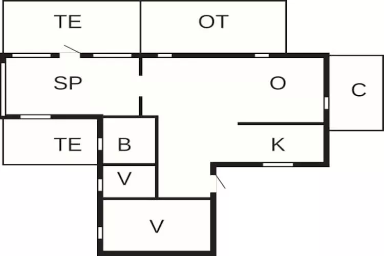 4 persoons vakantie huis in Haderslev-By Traum-Plattegrond