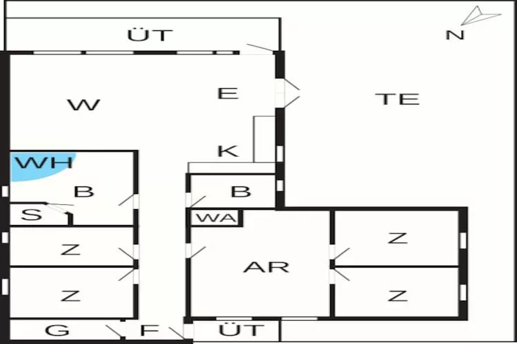 10 persoons vakantie huis in Haderslev-By Traum-Plattegrond
