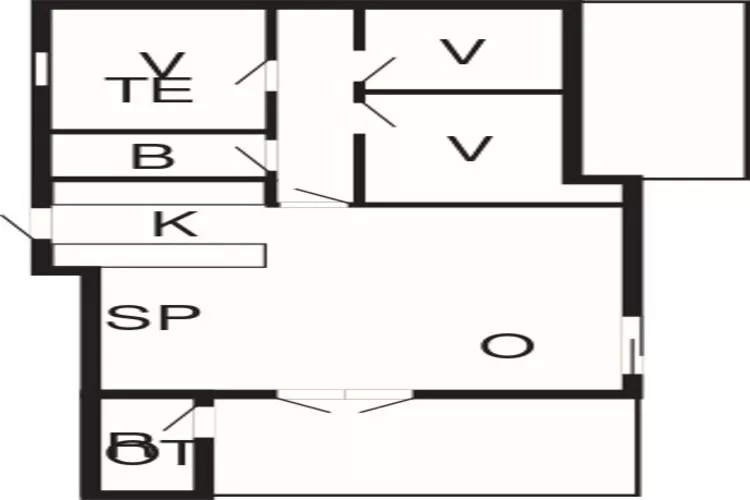 8 persoons vakantie huis in Dannemare-Plattegrond
