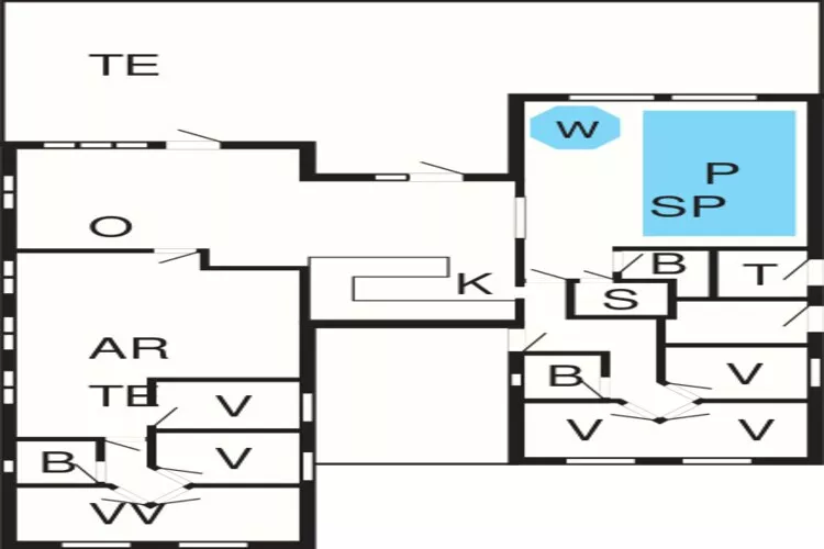 Luxe zwembad retraite bij zee -- By Traum Ferienwohnungen-Plattegrond