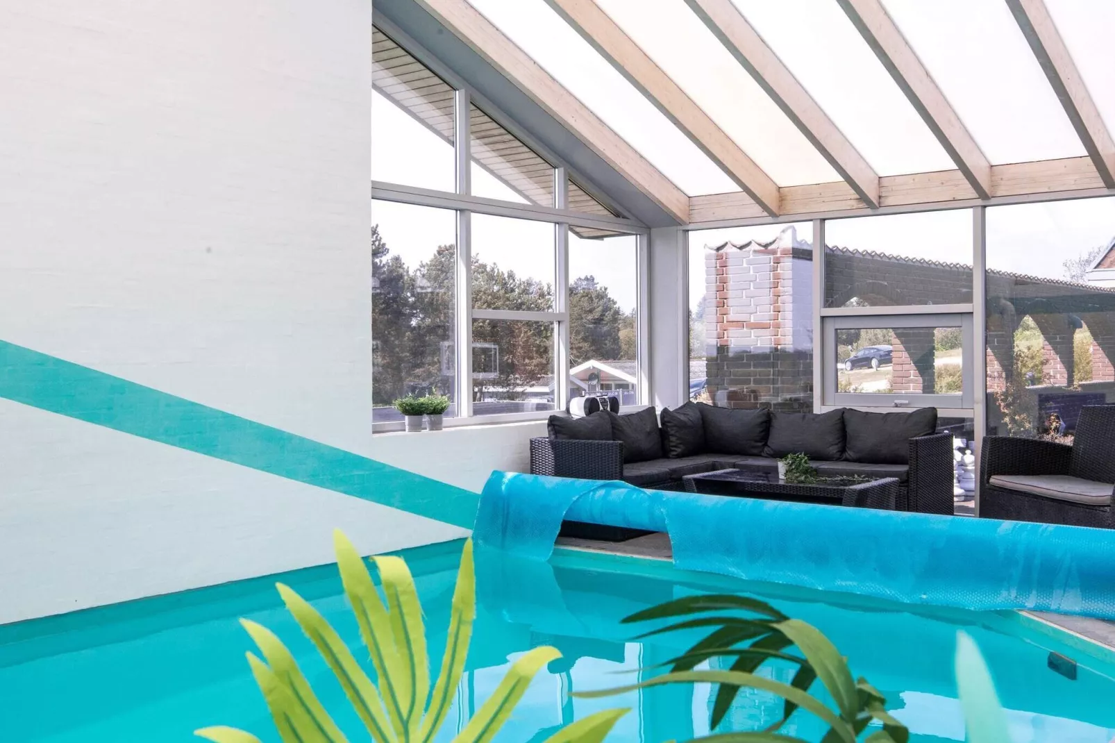 8 persoons vakantie huis in Knebel-By Traum-Zwembad