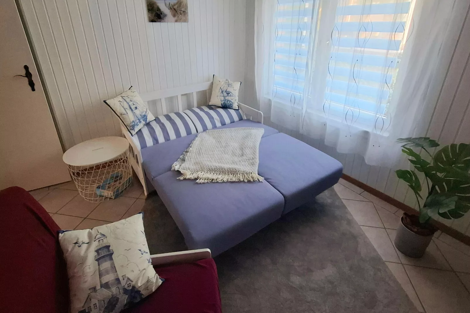 Ferienbungalow Kröpelin-Woonkamer