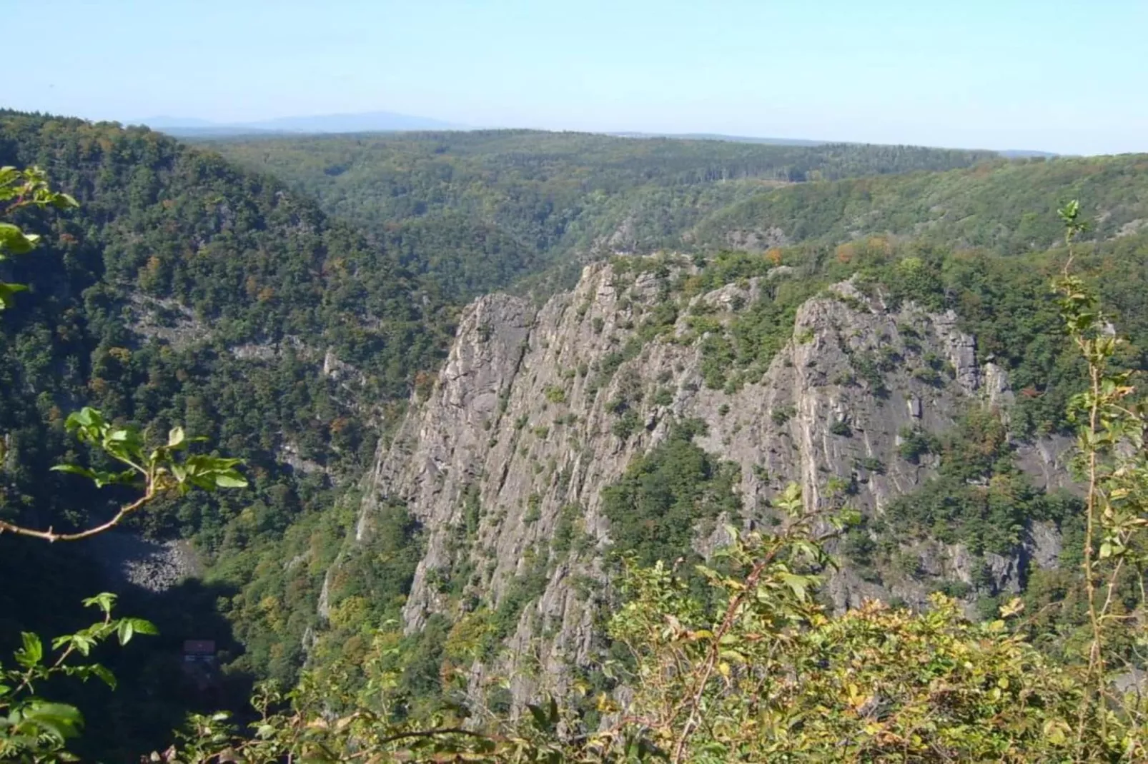 Im Harz-Gebieden zomer 20km