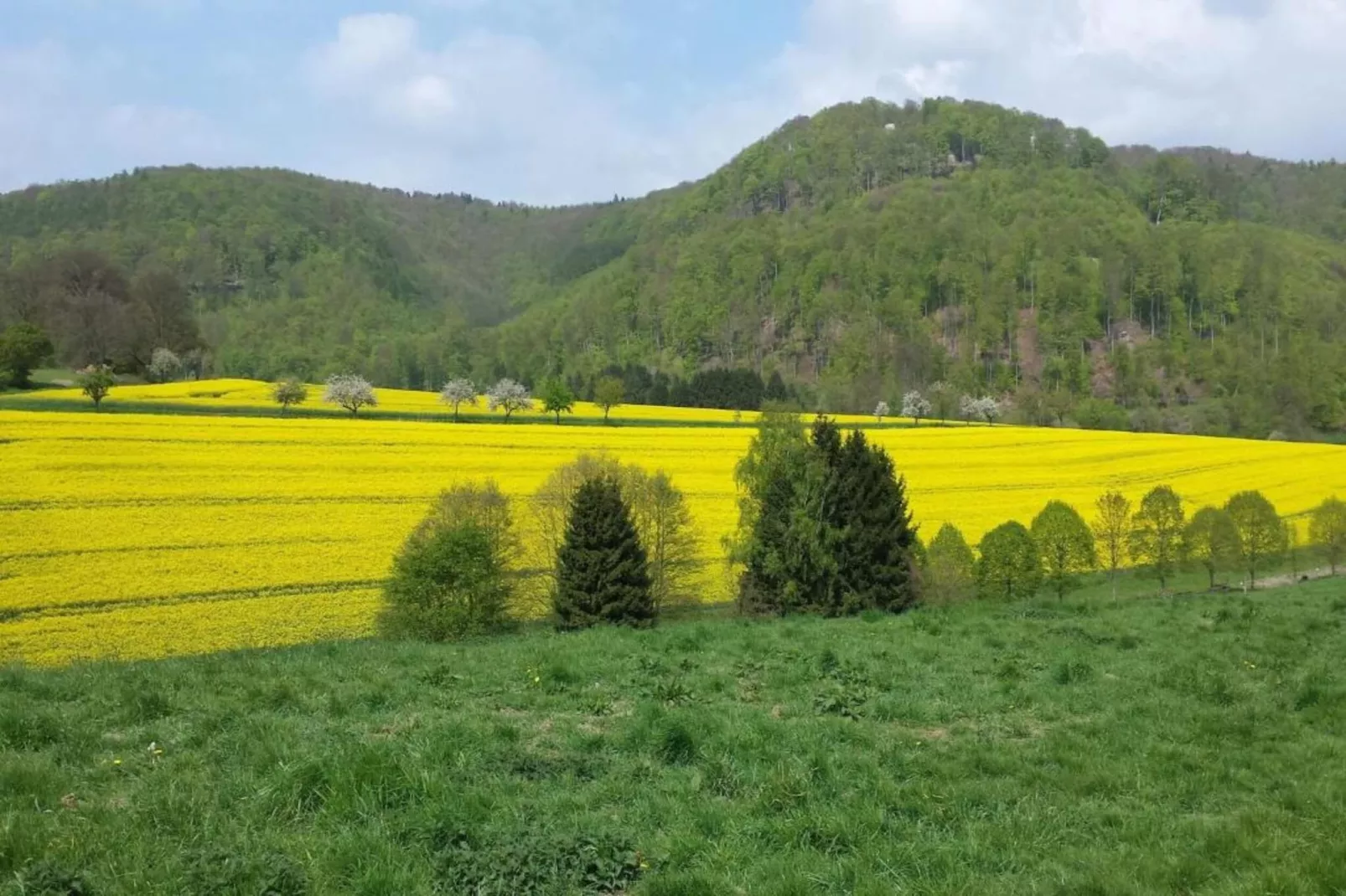 Weserbergland-Gebieden zomer 20km