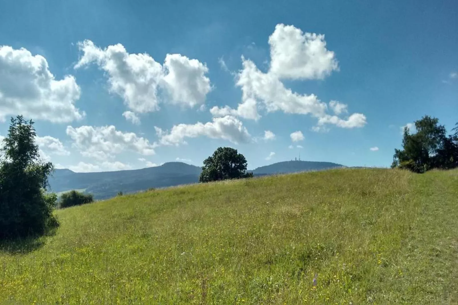 Thüringer Wald-Gebieden zomer 20km