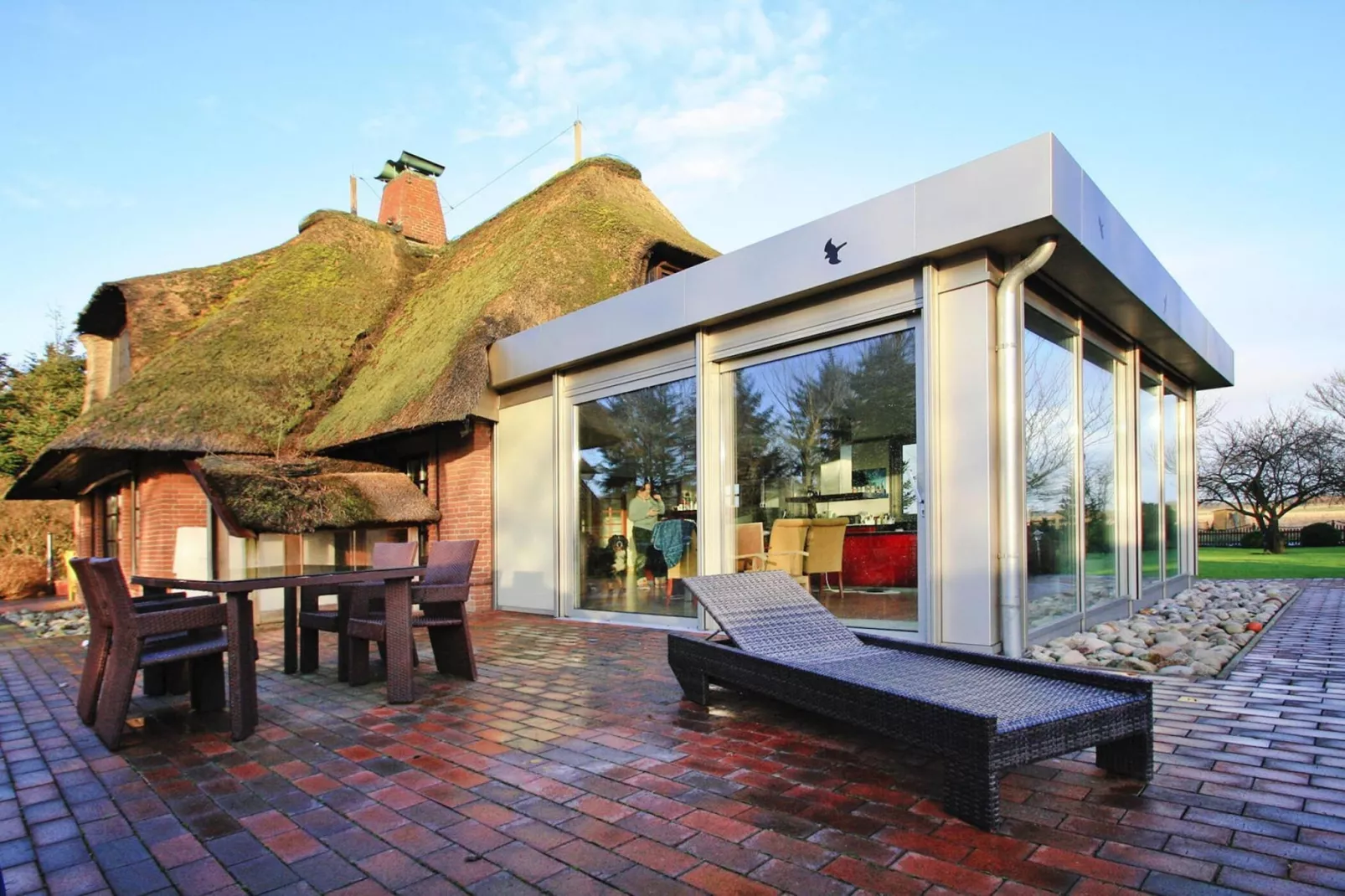 Ferienhaus Humptrup-Terrasbalkon