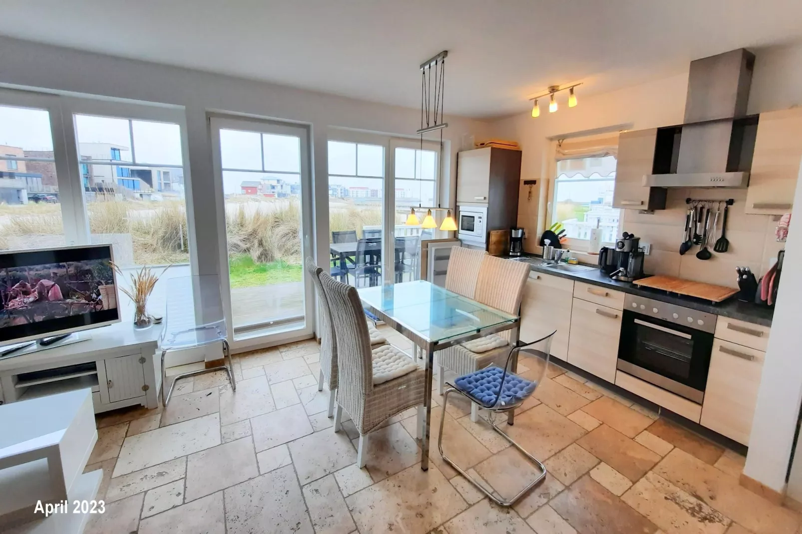 Doppelhaushälfte Olpenitz-Villa Libelle 93 qm 5-6 Pers-Keuken
