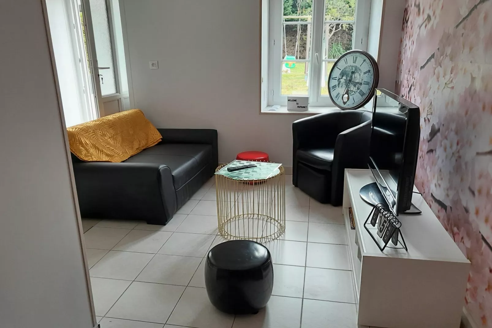 Chez Papounet-Woonkamer