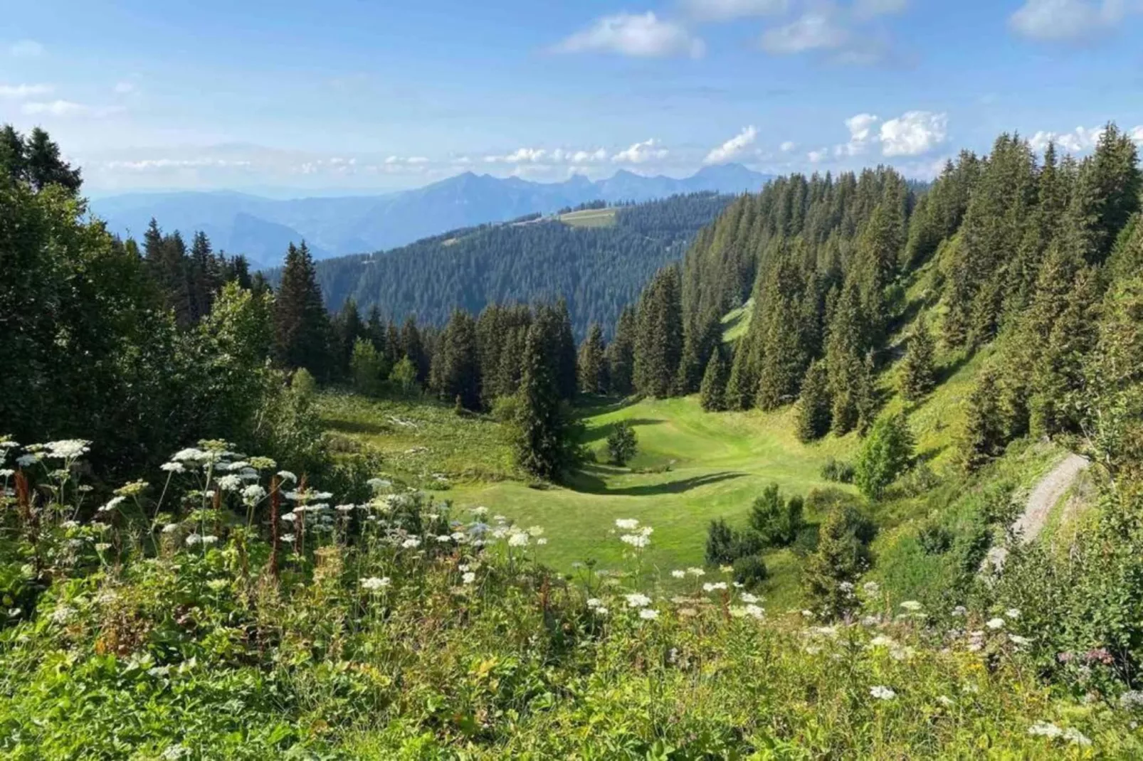 Les Portes du Grand Massif 6-Gebieden zomer 5km